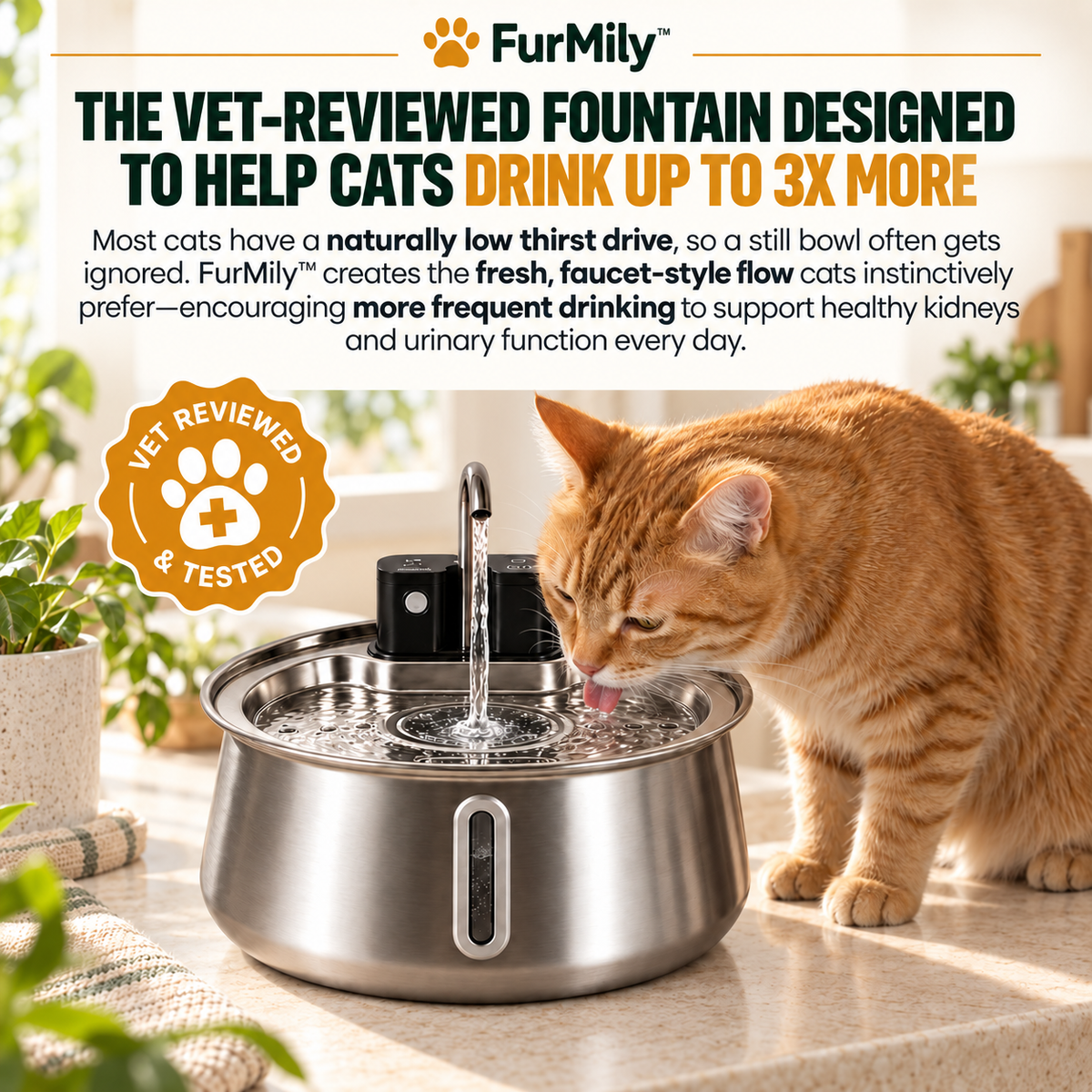 FurMily™ Pet Water Fountain